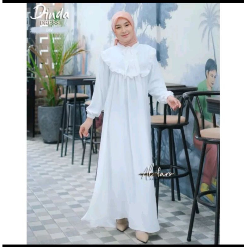 NEW/GAMIS DINDA DRES/GAMIS BAHAN CRINGKLE AIR FLOW PREMIUM/GAMIS TERBARU