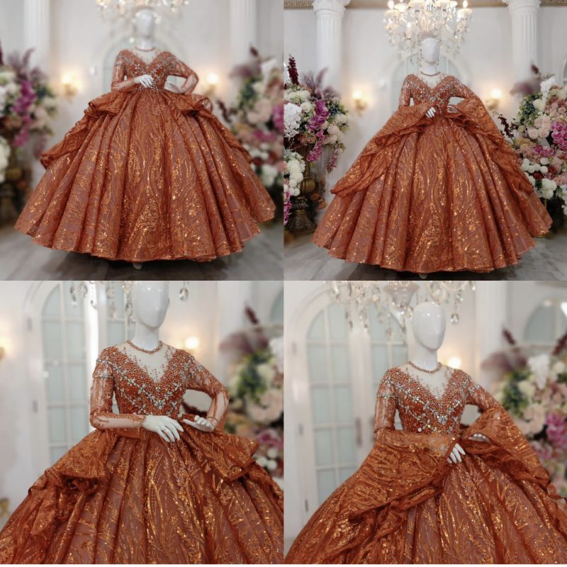 GAUN PENGANTIN BARBIE MEWAH BEREKOR//GAUN WEDDING 3 IN 1 PREMIUM MODERN//BAJU PENGANTIN