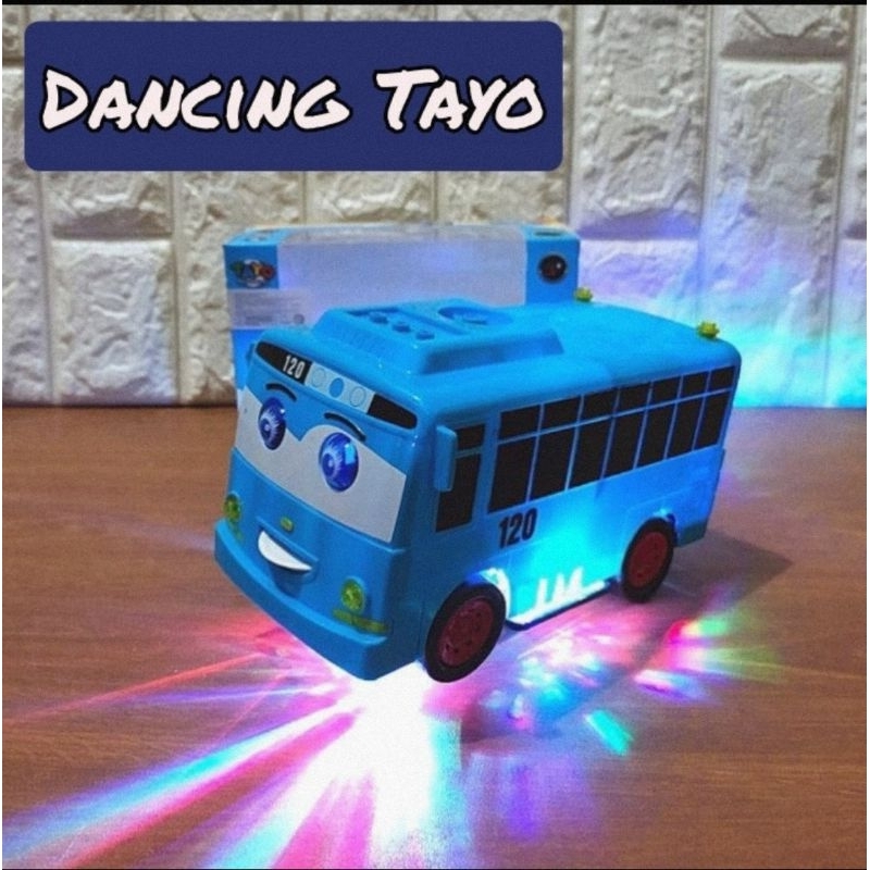 Mainan Tayo The Little Bus Dancing Music Wagging Car