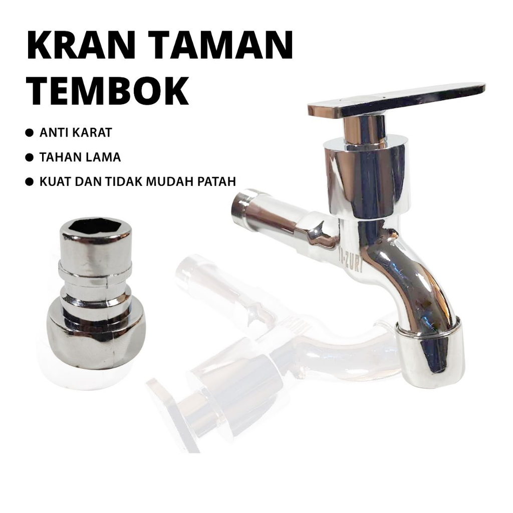 Kran Air Tembok Taman Stainless Steel 304 Yozuri