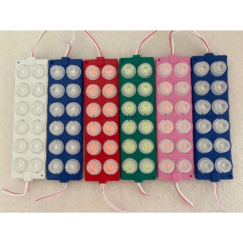 Lampu Led Modul Kolong Truk Bis 24 Volt 12 Led (6x2) 12w Nyala Diam