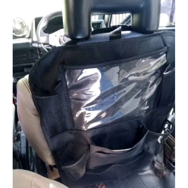 Tas Gantung Kursi Belakang Mobil Backseat h Touch Screen Tablet Gadget Holder