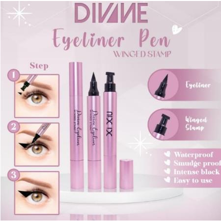 ^ KYRA ^ Xi Xiu Eyeliner Pen Divine Liquid Xixiu Eye Liner Cair Matte Eyeliner Pen Waterproof