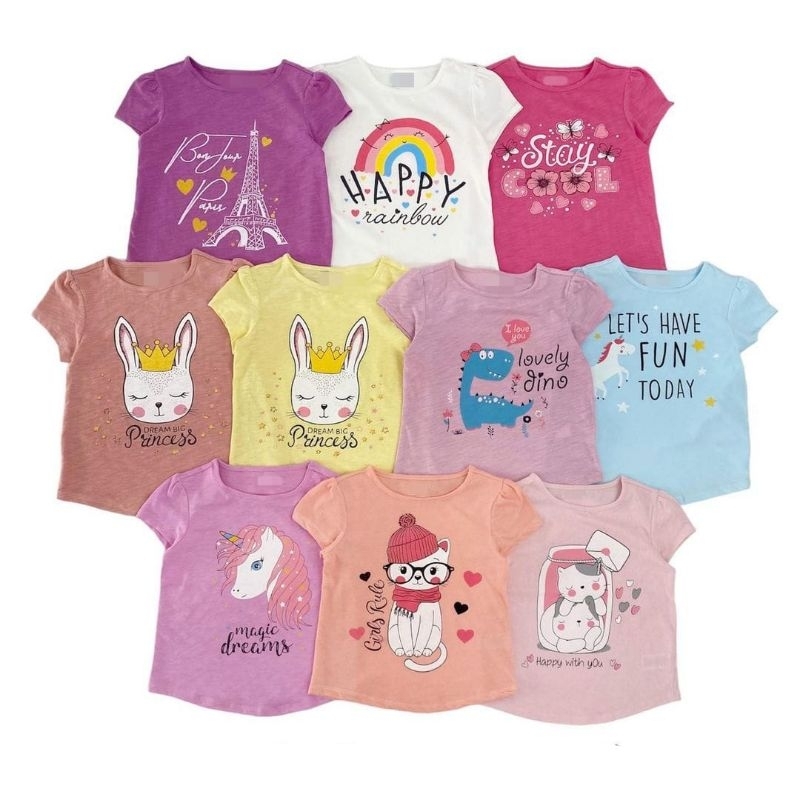 Kaos Anak Perempuan Katalog 3 Sz baby -5thn (CMT)