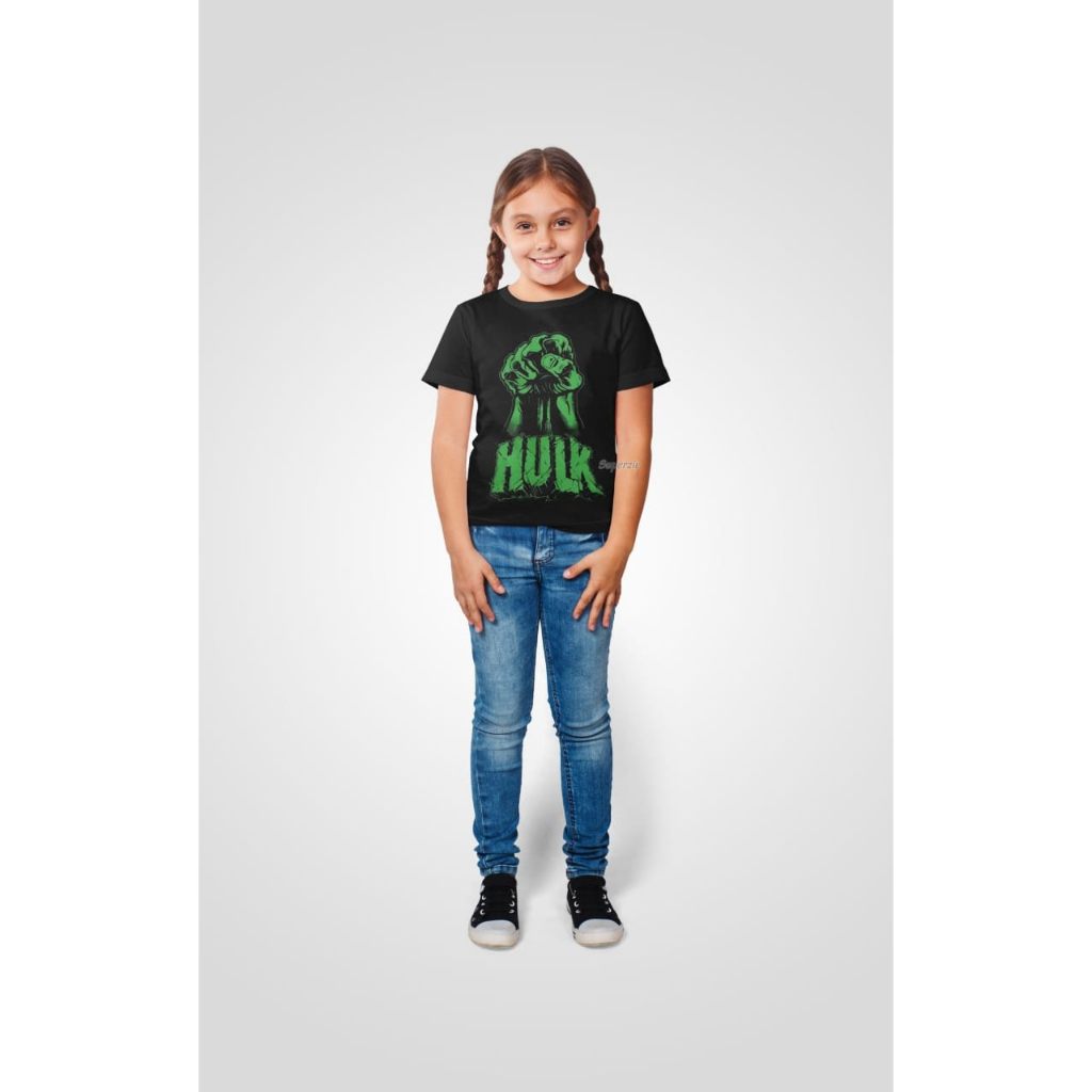 Pakaian Anak Laki-Laki Monster Denim Kaos Distro Superhero Atasan Anak Cowok Little Monster Denim Grosir Baju Anak Bandung