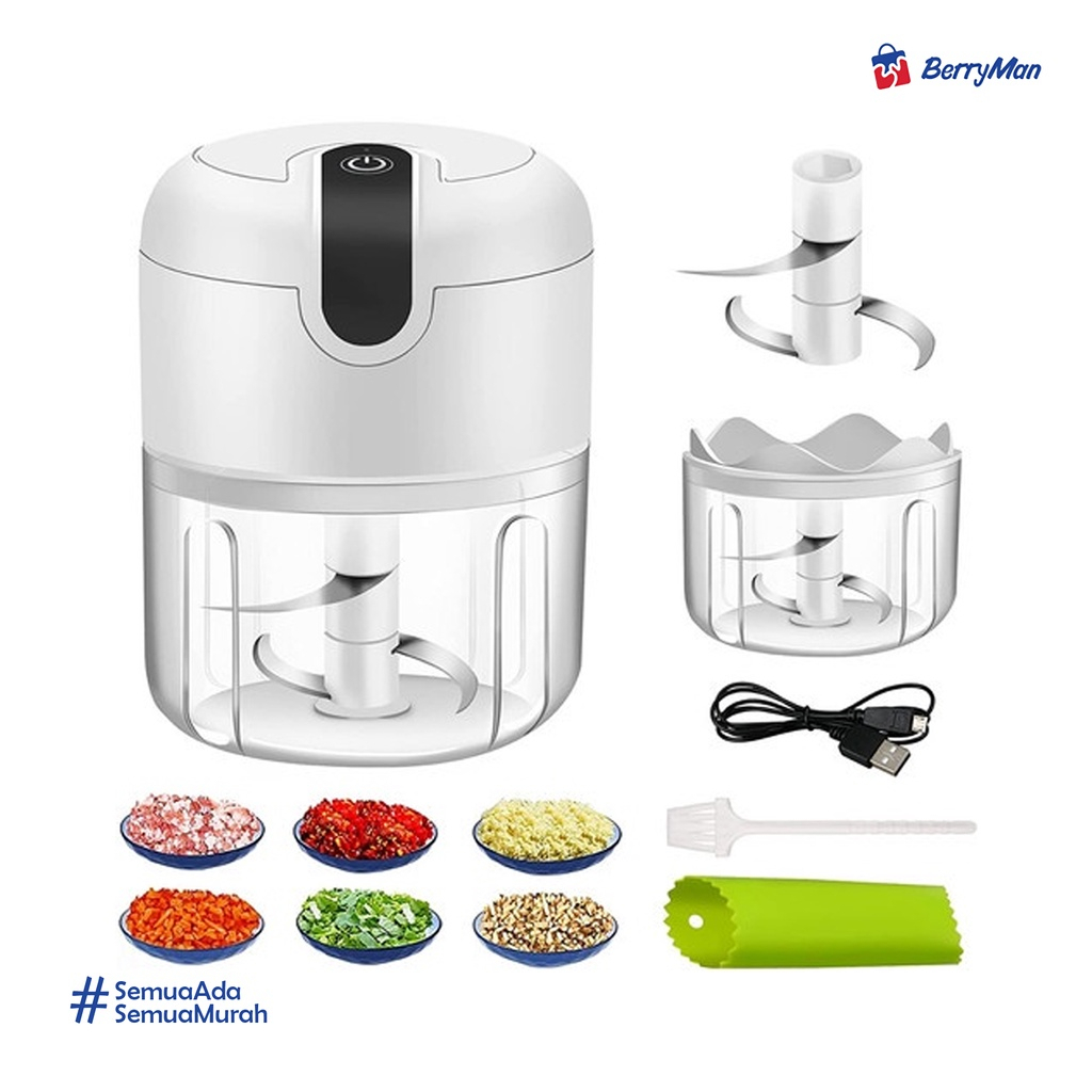 Mini Chopper blender penghalus penggiling cincang bumbu dapur portable electrik