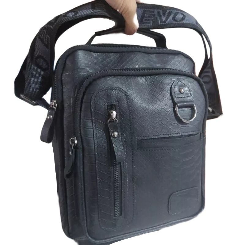 Tas selempang kulit pria original garut polos