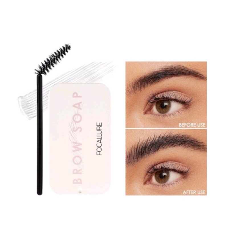 FOCALLURE Eyebrow Soap 3D waterproof brow kit FA-182 BPOM Berkualitas