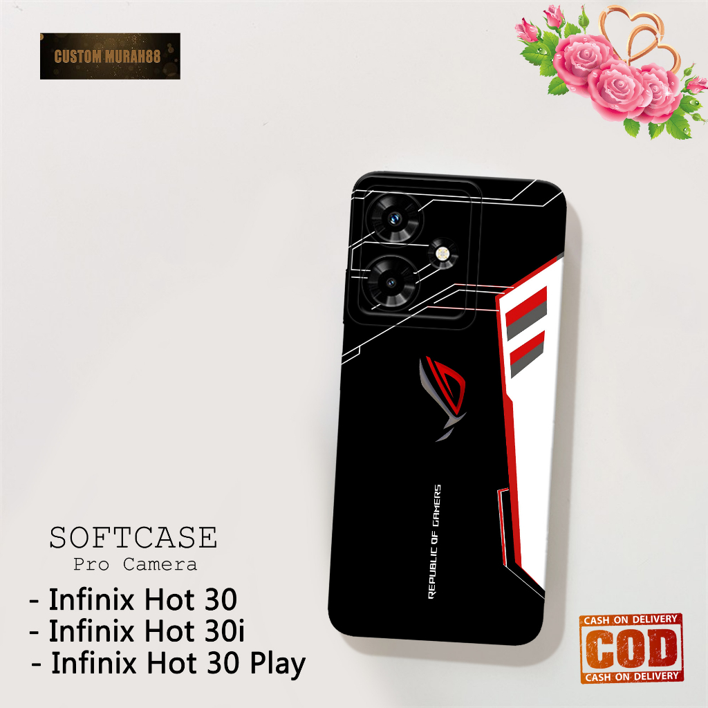 Case Hp Infinix Hot 30i / Hot 30 / Hot 30 Play Terbaru - Fashion Motif GAMING - Casing Hp Infinix Ho