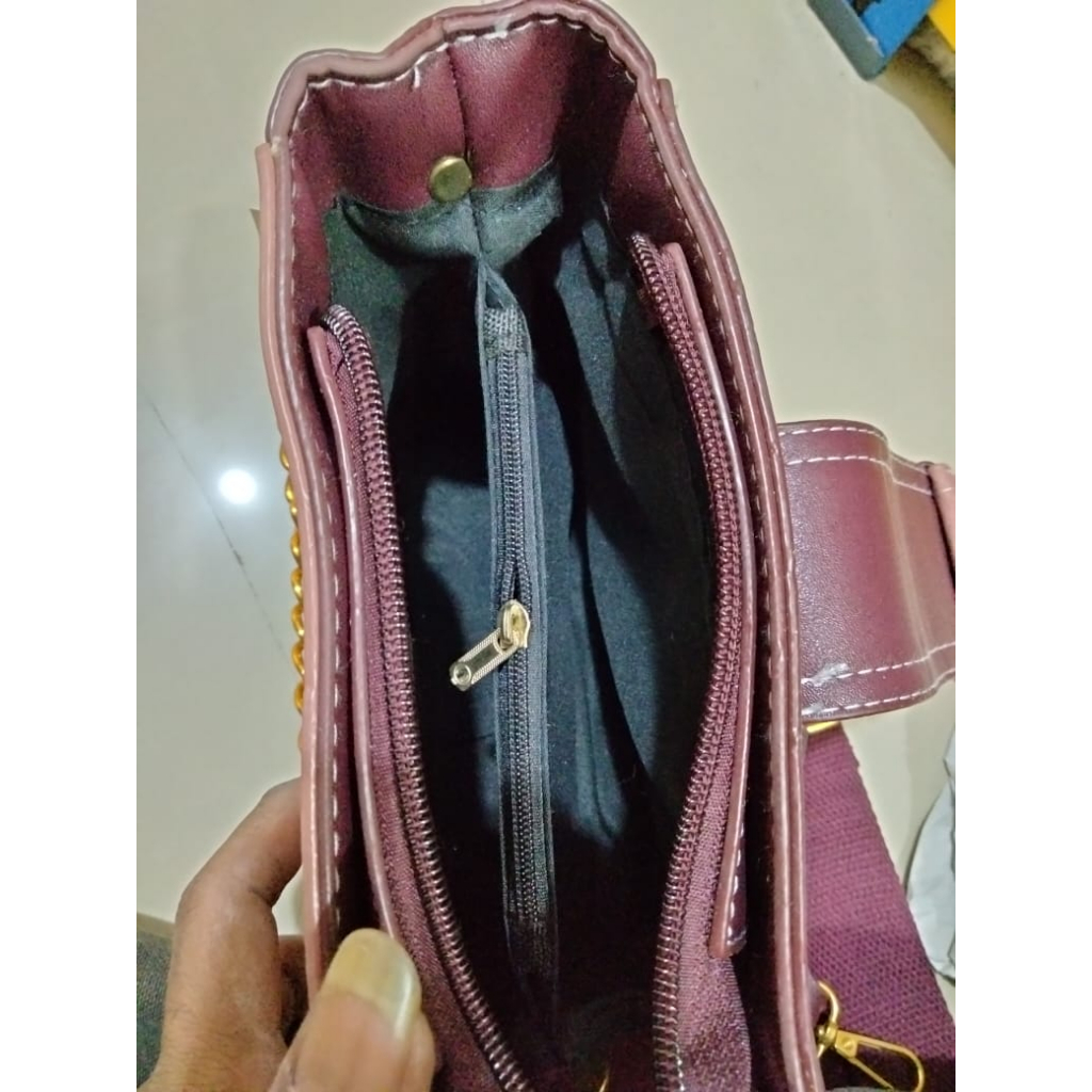 JK T243 1KG MUAT 2PCS TAS SLINGBAG SELEMPANG  IMPORT