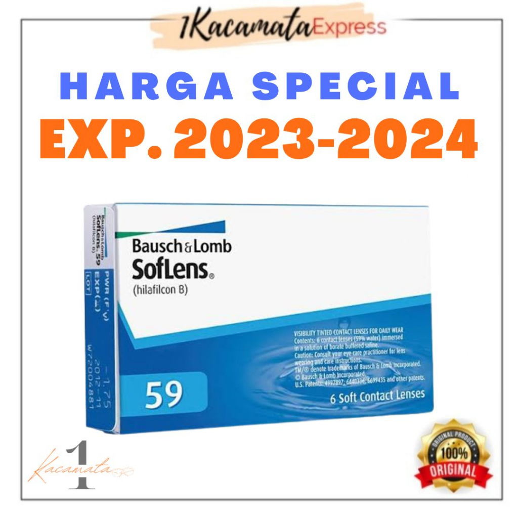HARGA SPECIAL BAUSCH LOMB SOFTLENS BENING BULANAN (MONTHLY)