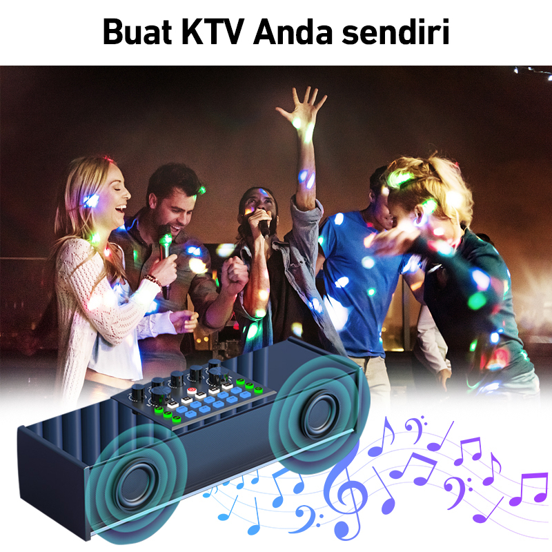 Bonkyo KY168 Soundcard speaker all-in-one machine KY168 live sound card s K song wireless bluetooth speaker