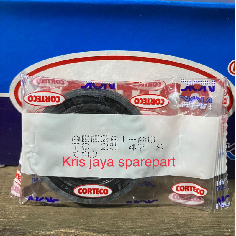 Oil seal seri Tc 20 35 7, Tc 17 40 9, tc 20 47 8, tc 25 47 8, tc 20 32 8 mer NOK