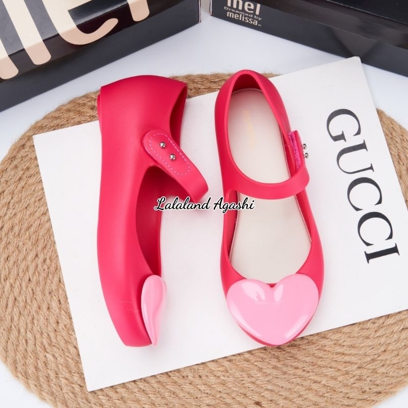 Sepatu melissa ultragirl heart TEEN /sepatu jelly anak/sepatu melissa