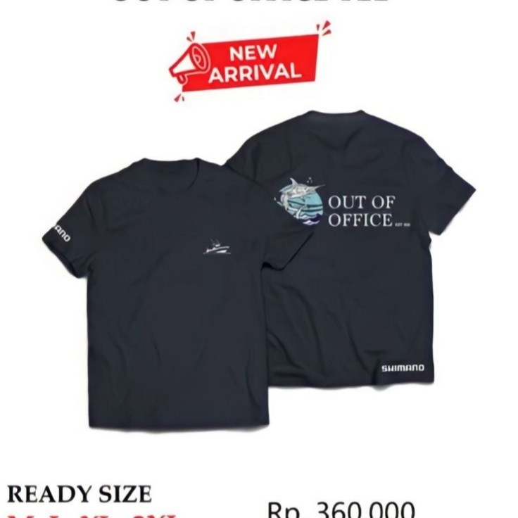 Kaos SHIMANO OUT OF OFFICE Original Tee 2022 M - L - XL