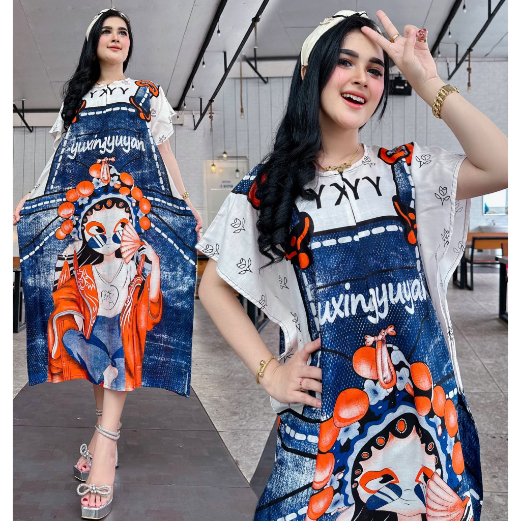 DASTER BUSUI SLETING FRIENDLY LOWO JUMBO BAJU MENYUSUI PAKAIAN WANITA BAJU TIDUR ADEM BAJU SANTAI