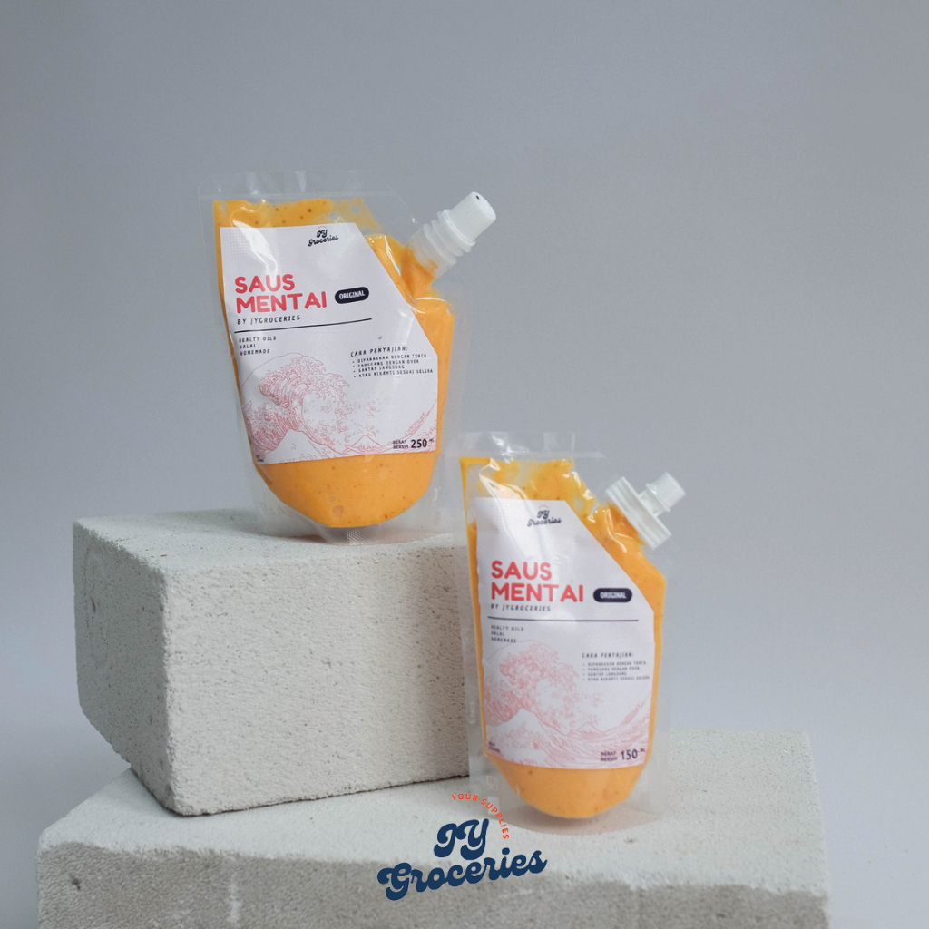 

RB22 Saos Mentai Halal 1000ml Creamy Pedas Sedikit