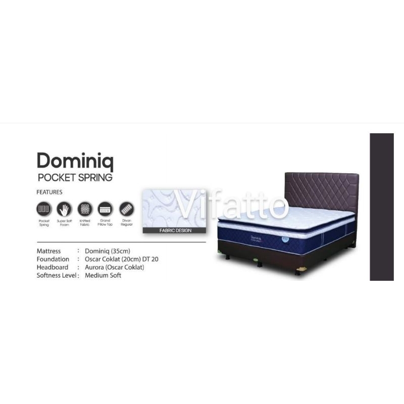 Central Springbed Dominiq full set 160x200