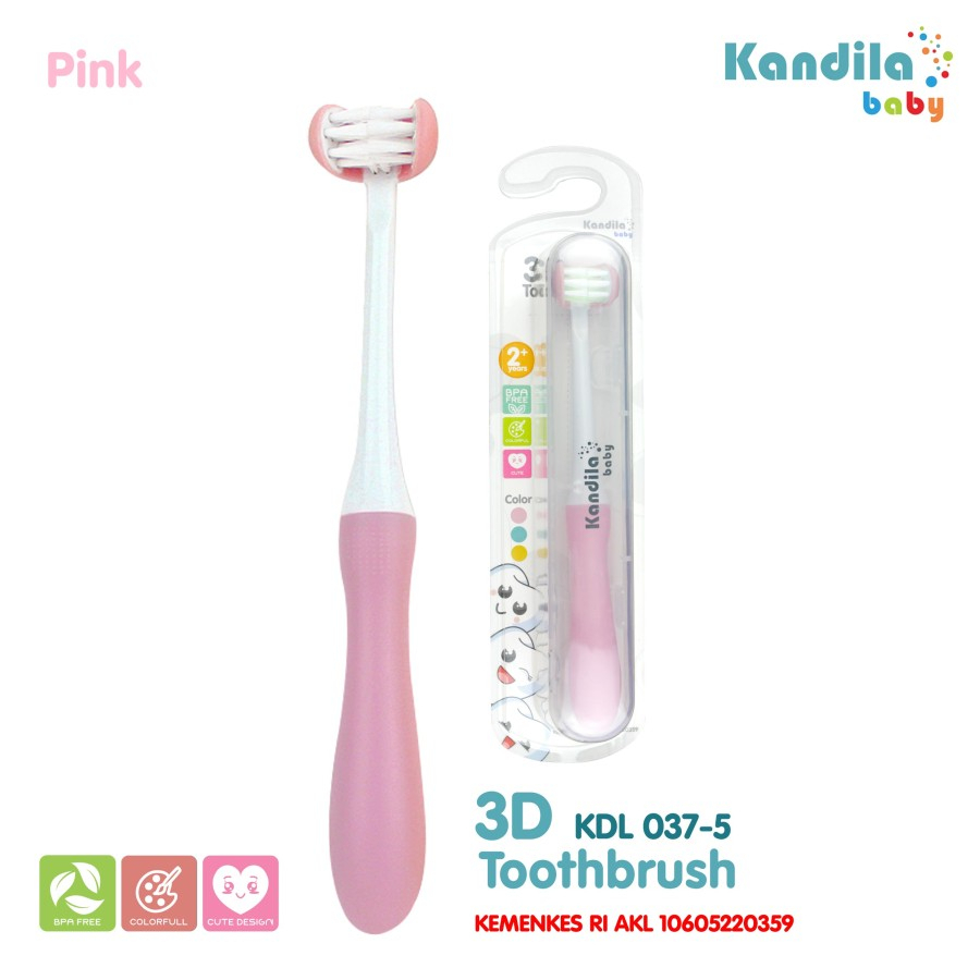Sikat Gigi Bayi Anak Kandila Baby 3d Toothbrush / KDL 037-5