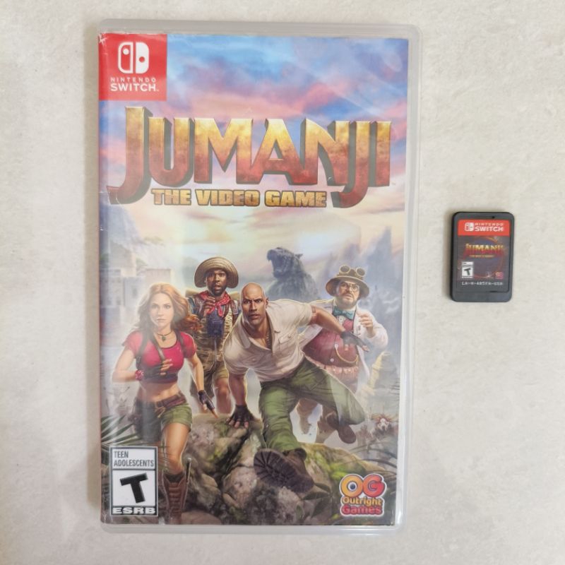 Jumanji The Video Game Nintendo Switch Kaset