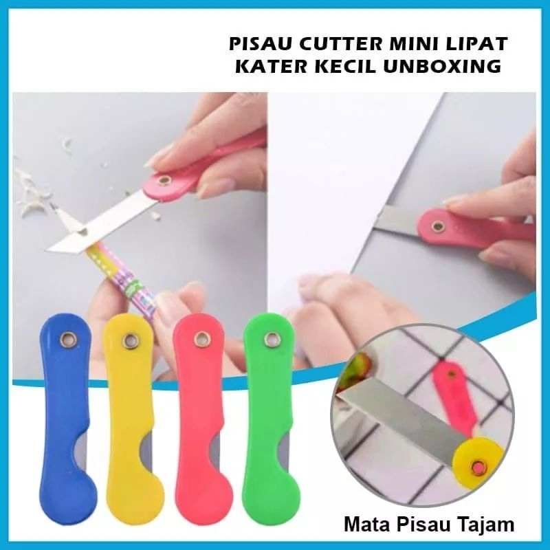 

Pisau cutter mini lipat kater kecil unboxing