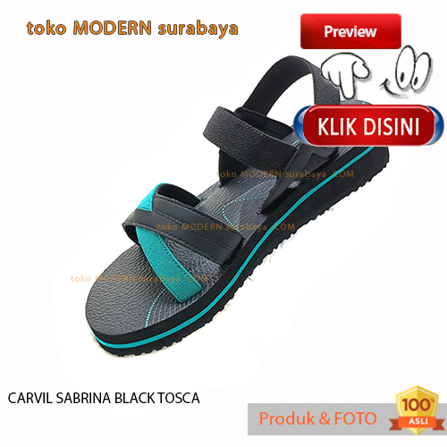 Sandal wanita sendal gunung spons silang tali ankle cewek CARVIL SABRINA