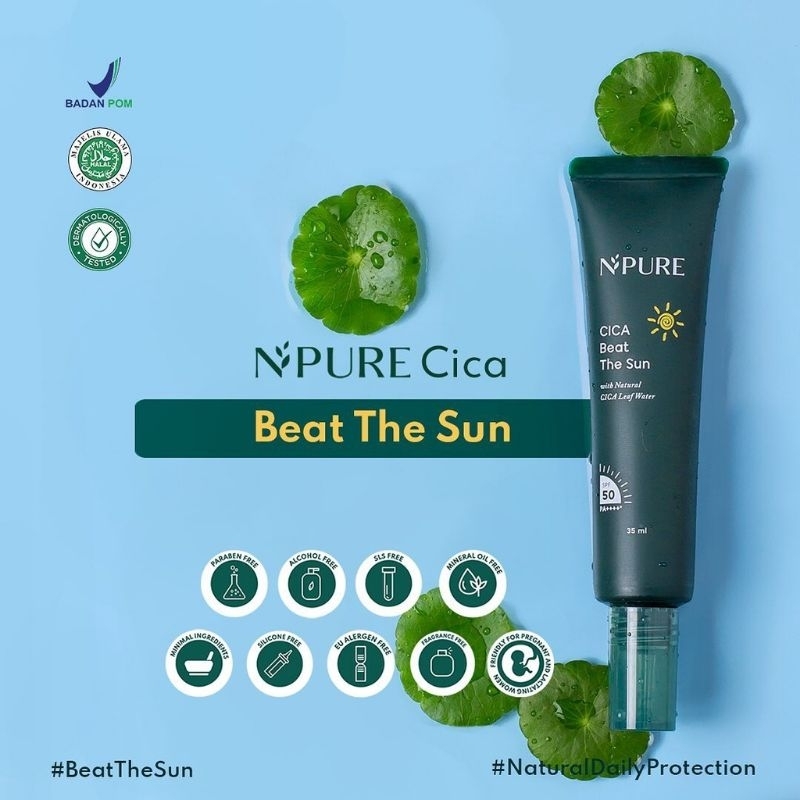 NPURE - Cica Beat The Sun Sunscreen SPF 50+/PA ++++35ml