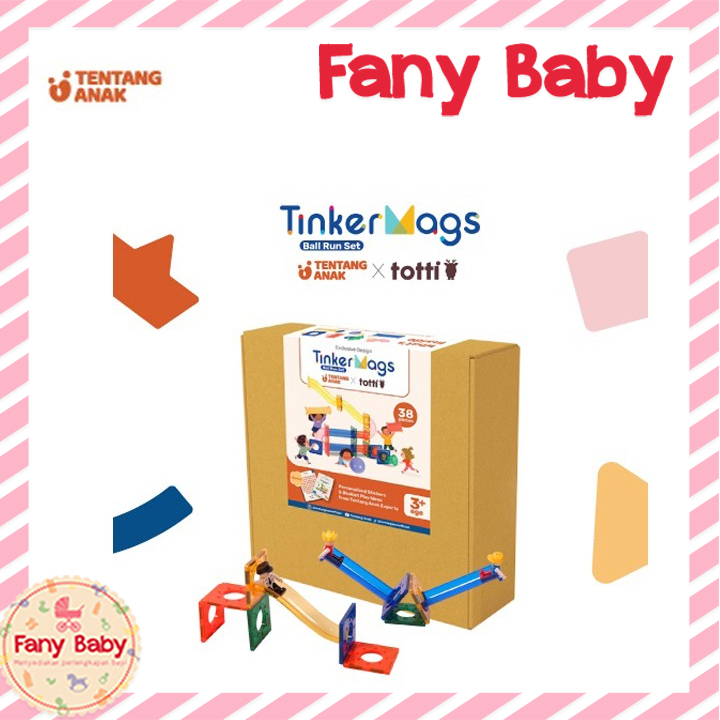 TINKERMAGS TENTANG ANAK EDITION BALL RUN SET 38PCS