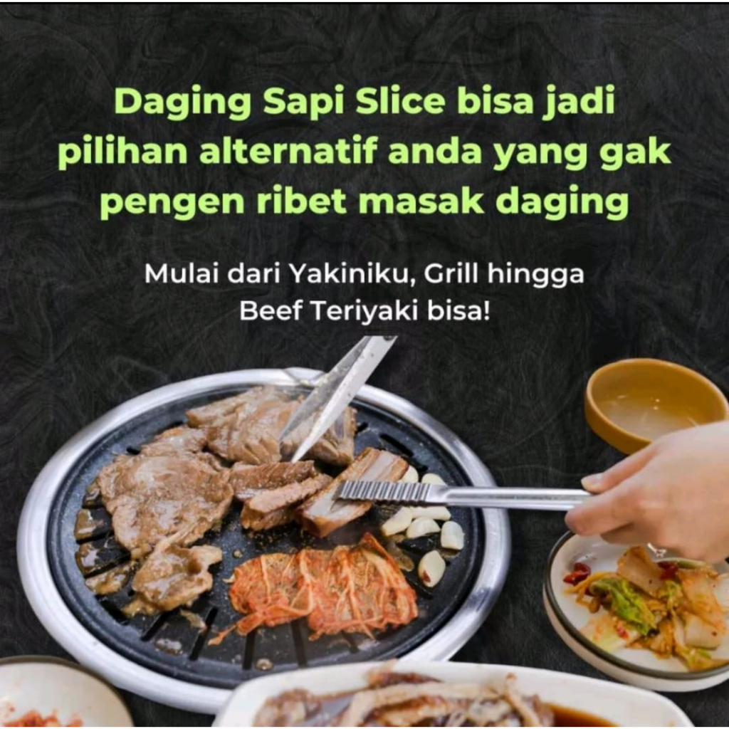 DAGING SAPI SLICE U.S / SHORTPLATE / US BEEF SLICE 500 GRAM - BEST CHOICE!
