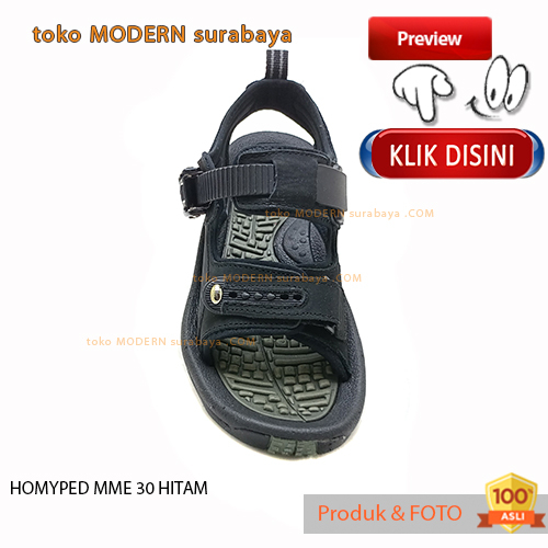 Sandal gunung pria casual slip on kulit HOMYPED MME 30