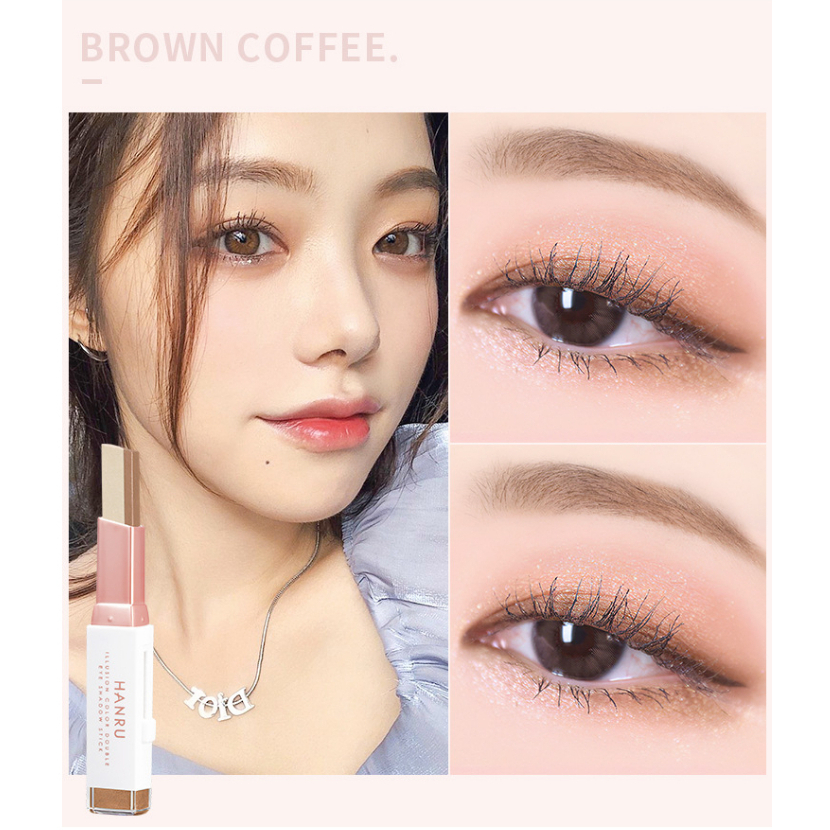 YZS Original Eye Shadow Two-color Highlighter Eyeshadow Kombinasi Glitter Tahan Lama  Make Up Kosmetik Korean Eye Shadow Stick Beautiful Wanita Premium Waterproof Tint