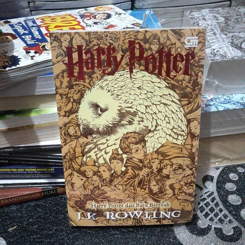 original buku novel Harry Potter (Harry Potter dan batu bertuah)
