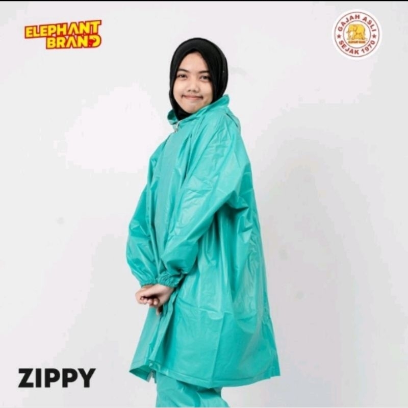 jas hujan dewasa ZIPPY Elephant brand (gajah) termurah terlaris