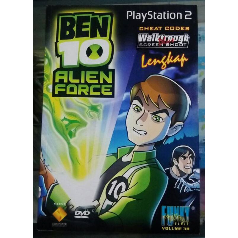 Buku panduan games PS 2 BEN 10 Alien force