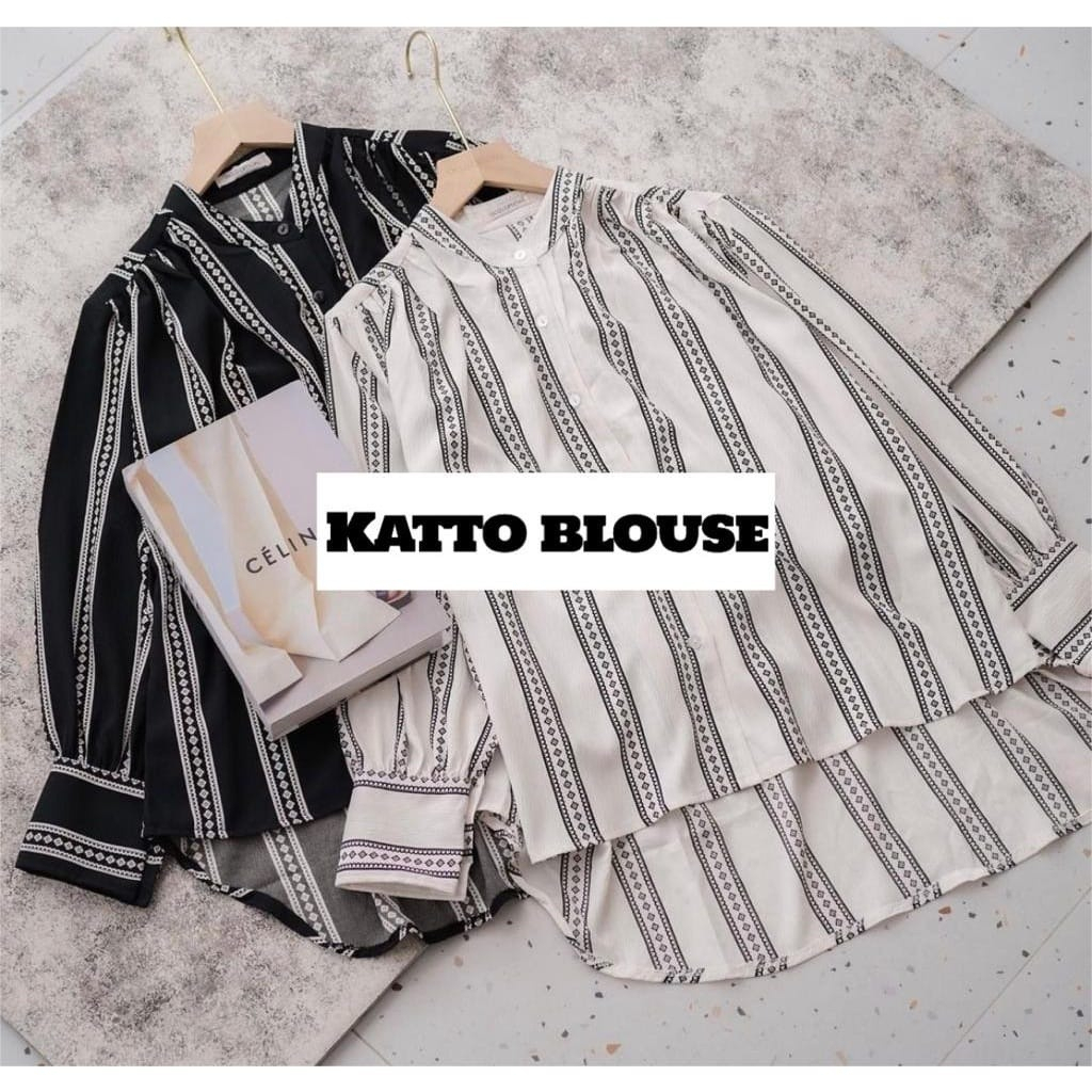 VS - KATTO BLOUSE OVERSIZE / BLUS TERMURAH BERKUALITAS / BLUS OVERSIZE TRENDY