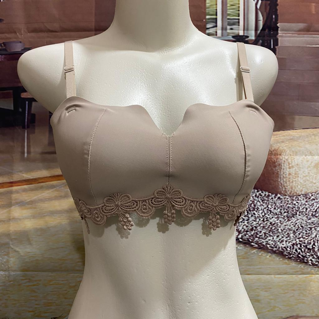 Pakaian dalam wanita bra wanita import 2635 busa tipis, tidak ada kawat kain lembut Menyusui Nursing Bra Tanpa Kawat / Maternity Bra / Bra Ibu  Sport Bra BH Wanita Motif Bunga Bra GYM Fitness Bra Senam Zumba Yoga Import BH