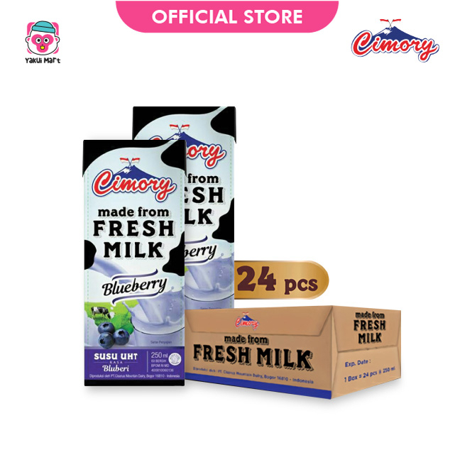 

⭐YAKUI MART⭐SUSU CIMORY UHT MILK 250 ML (BLUEBERRY) KARTON