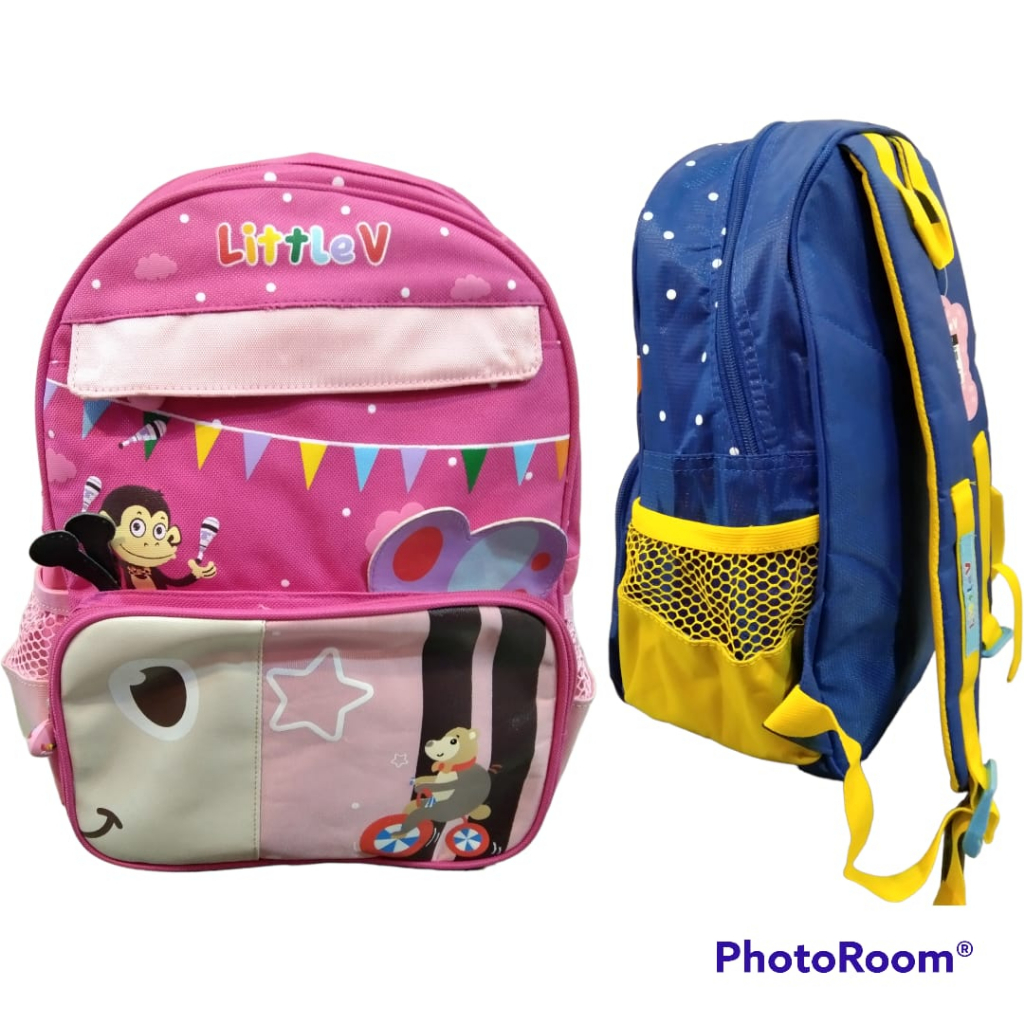 tas sekolah anak terbaru little v tas punggung anakbahan premium