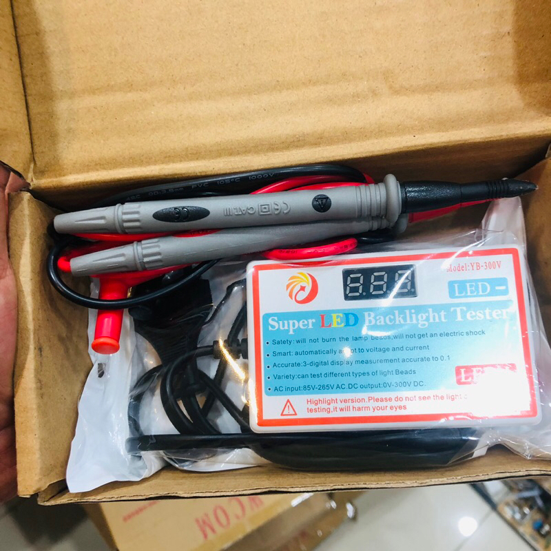 Super LED Tester Jeston Multitester Avometer Backlight Digital Strip LED 0-300V Detect Alat Repair Tool TV Monitor