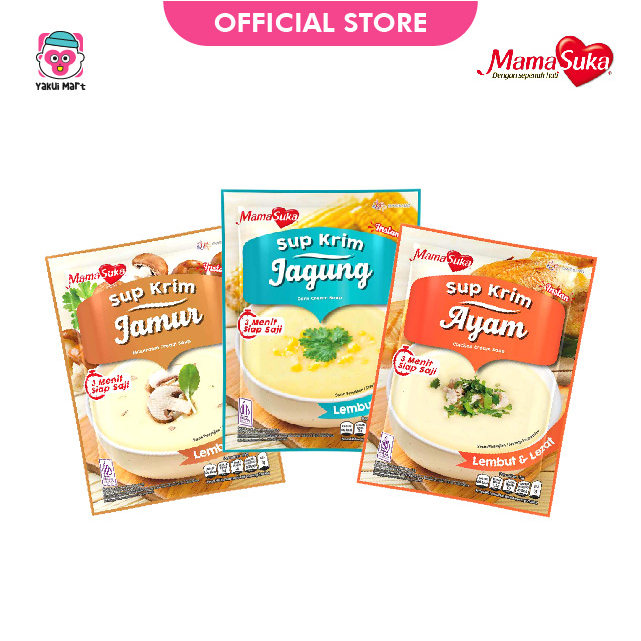 

⭐YAKUI MART⭐MamaSuka - Sup Krim Ayam / Jagung / Jamur 55 gr