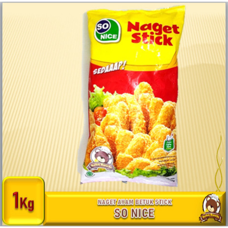 So Nice Naget Nugget Stick 1Kg So Nice By So Good Distributor Frozen Food Bogor