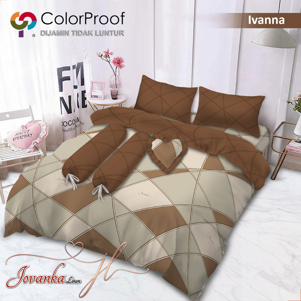 Sprei Jovanka Linen From Fata Tinggi 30 Ukuran 180 x 200 dan 160 x 200