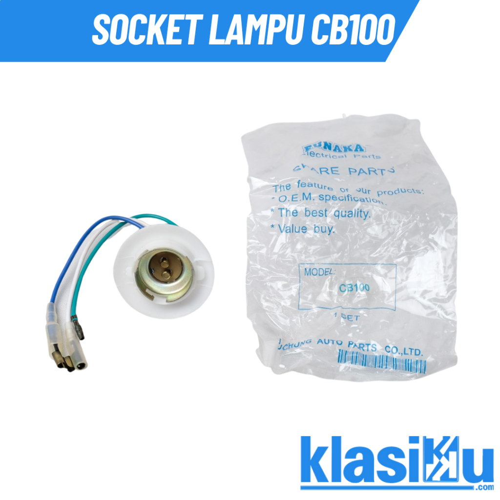 Socket Fting Lampu Depan Honda Cb100 Win GL CB 100 125 GL100 GL125 CB100