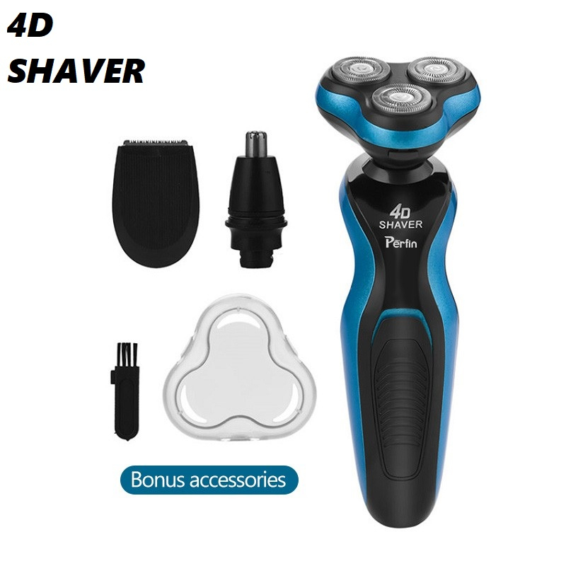 4D Shaver Alat Cukur Kumis Jenggot Elektrik 9288 / Alat Cukur 3 In 1 9288