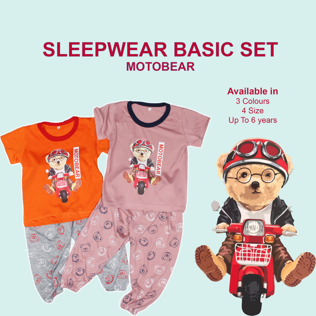 Baju Tidur Anak Setelan Santai Anak Cowok Cewek / Sleepwear Dtf anak / Sleepsuit Piyama