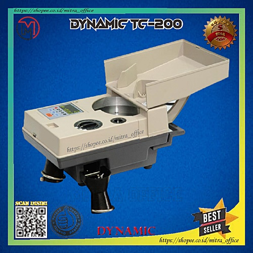 

DYNAMIC TC 200/Mesin Hitung Uang/Mesin Laminating/Mesin Penghancur Kertas/Cash Box/Jilid/Stapler