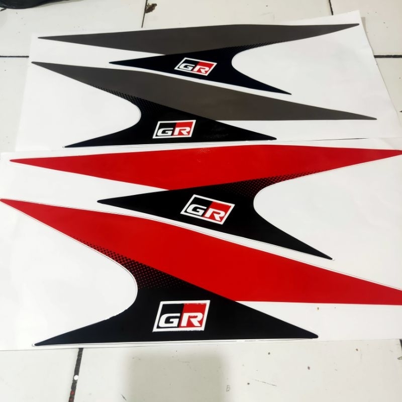 stiker Agya/Agya GR stiker fender mobil AST