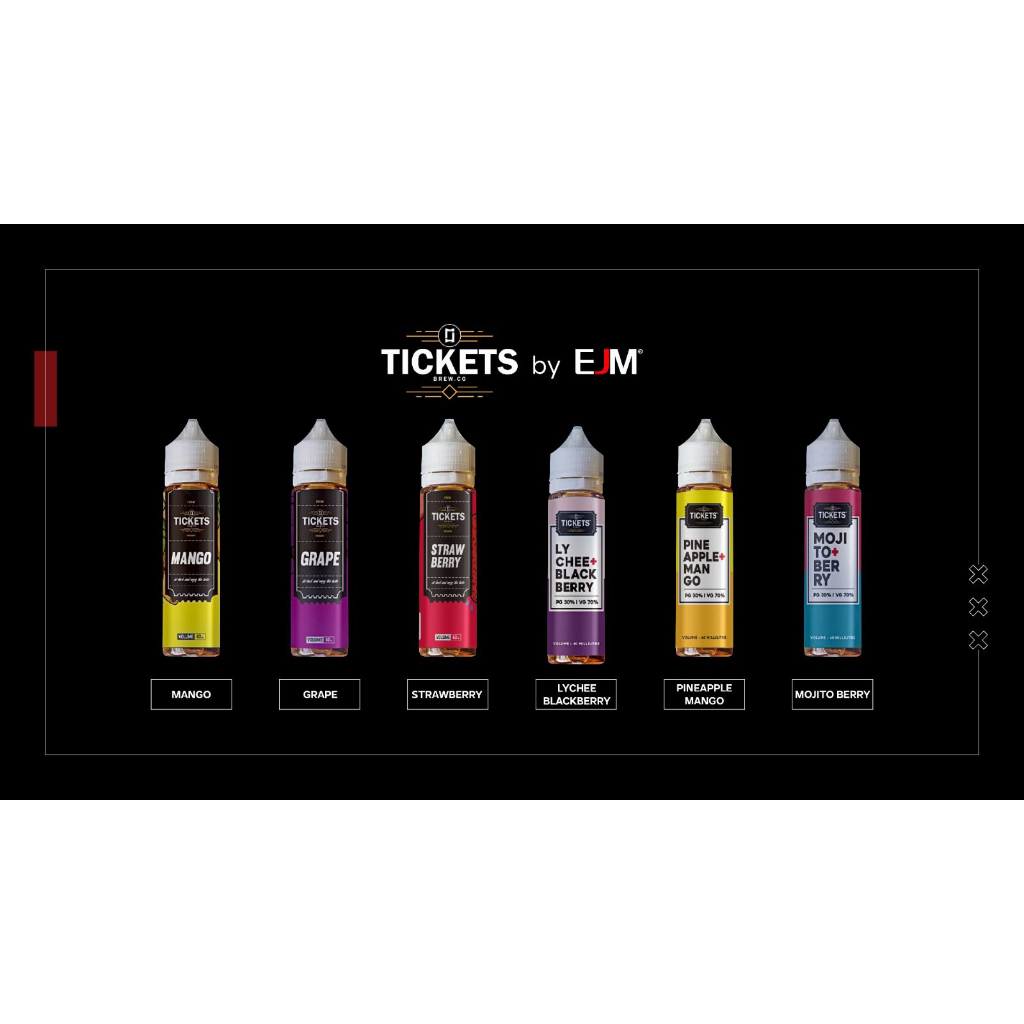 EJM TICKETS 60ML CUKAI 2023