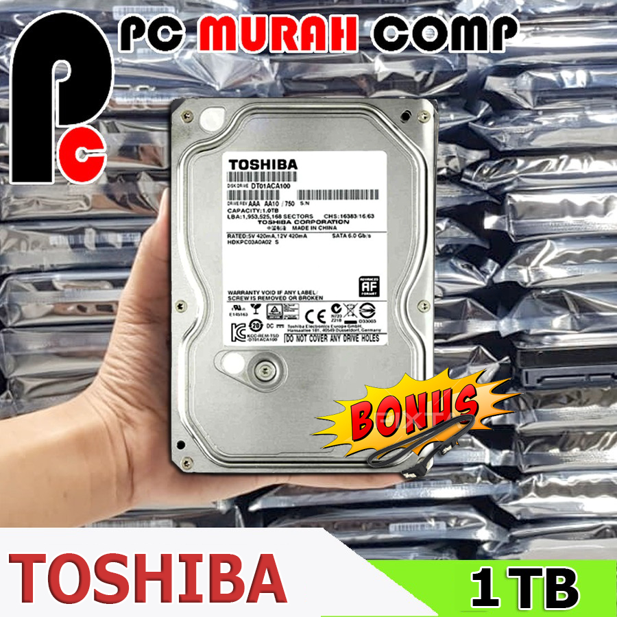 Hardisk Hdd Internal PC/CCTV 3.5&quot; 1Tb Sata MEREK CAMPUR HARDDISK