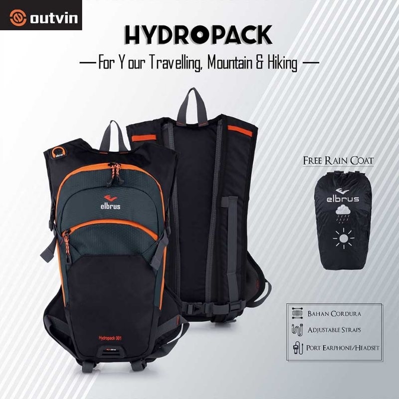 Tas Ransel Pria Hydropack 20 L Tas Punggung Sepeda Cowok Olahraga Trail Adventure